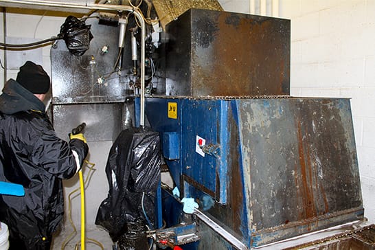 Compactor Cleaning
